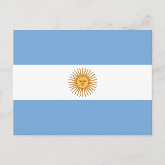 Carte Postale Argentine (Devant)