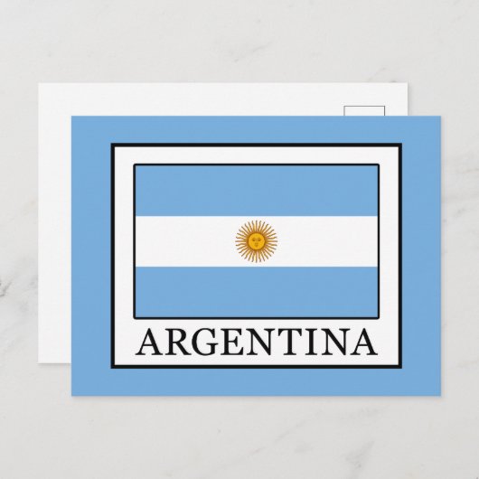 Carte Postale Argentine (Devant / Derrière)