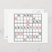 CARTE POSTALE ARGENTINE (Devant / Derrière)