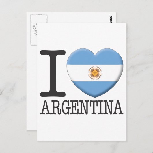 Carte Postale Argentine (Devant / Derrière)