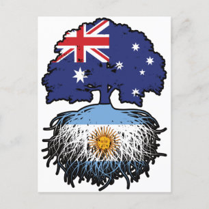 Carte Postale Argentine Argentine Australie Australie racine arb