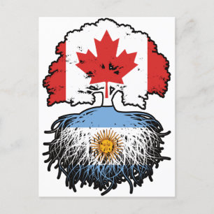 Carte Postale Argentine Argentine Canada Arbre du Canada Racines