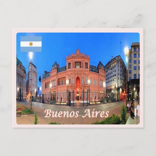 Carte Postale Argentine - Buenos Aires - Casa Rosada - (Devant)
