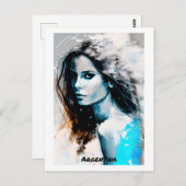 Carte postale Argentine - Collection World of Wome (Devant / Derrière)