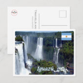 Carte Postale Argentine - Las Cataratas del Iguazú - (Devant / Derrière)