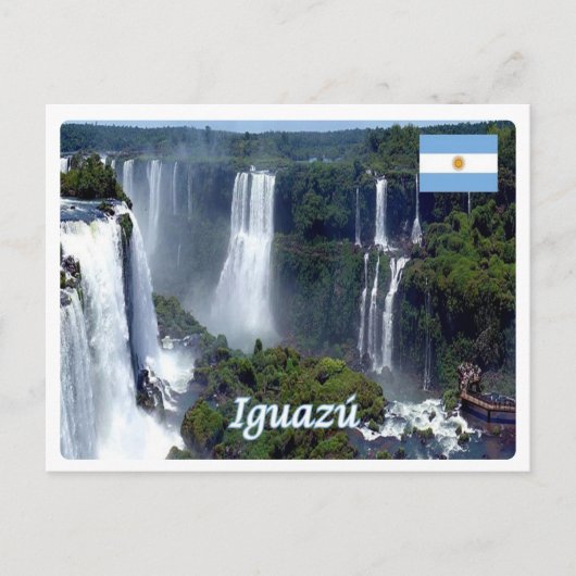 Carte Postale Argentine - Las Cataratas del Iguazú - (Devant)