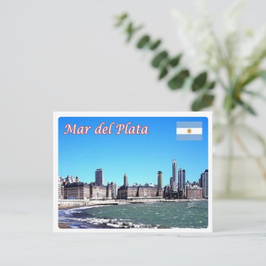 Carte Postale Argentine - Mar del Plata - (Debout devant)