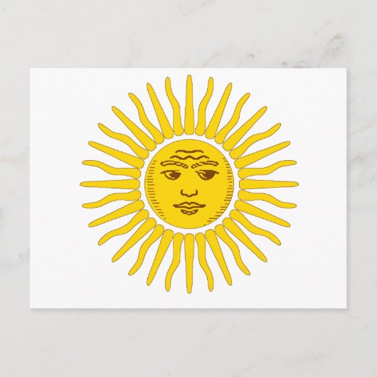 Carte Postale Argentine Sun (Devant)