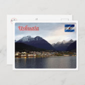 Carte Postale Argentine - Ushuaia - De Nuit - (Devant / Derrière)