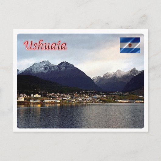 Carte Postale Argentine - Ushuaia - De Nuit - (Devant)