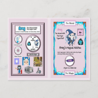 Carte Postale Argon - Assistant Personnel Argon