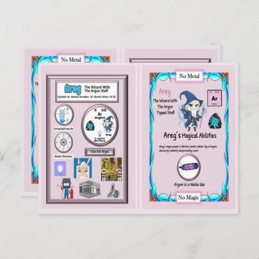 Carte Postale Argon - Assistant Personnel Argon (Devant / Derrière)