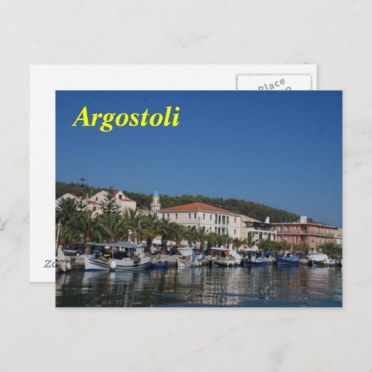 Carte postale Argostoli (Devant / Derrière)