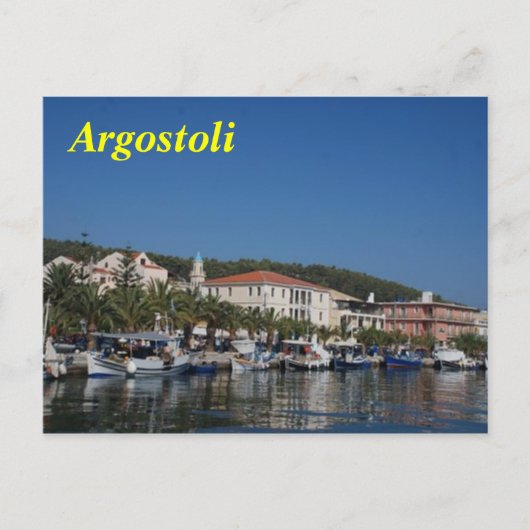 Carte postale Argostoli (Devant)
