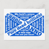 Carte Postale Argot écossais et expressions (Devant)