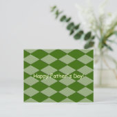 Carte postale – Argyle Greetings (Debout devant)