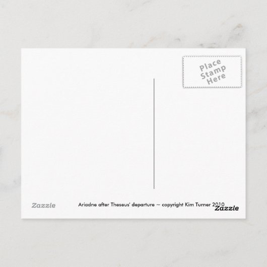 Carte Postale Ariane (Dos)