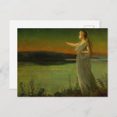 Carte Postale Ariane à Naxos John Atkinson Grimshaw (Devant / Derrière)