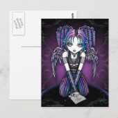 Carte postale Ariel Gothique Knealing Fairy (Devant / Derrière)