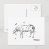 Carte Postale Aries (Devant / Derrière)