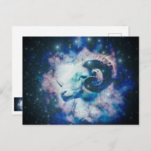 Carte Postale Aries (Devant / Derrière)