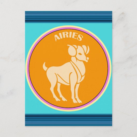 Carte postale Aries (Devant)