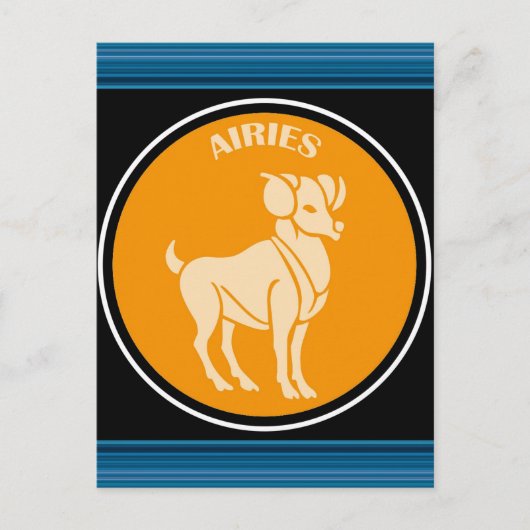 Carte postale Aries (Devant)