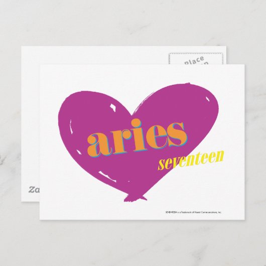 Carte Postale Aries 2 (Devant / Derrière)