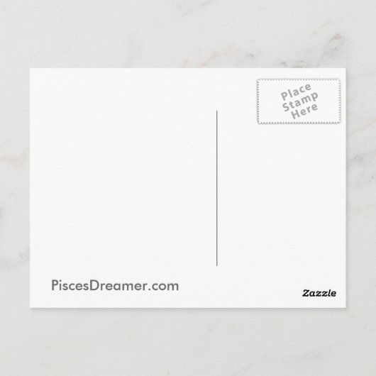 Carte Postale Aries Excusez Zodiac Chick (Dos)