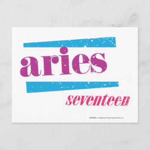 Carte Postale Aries Purple