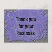 Carte Postale Aristic Merci pour votre clientèle (Devant)