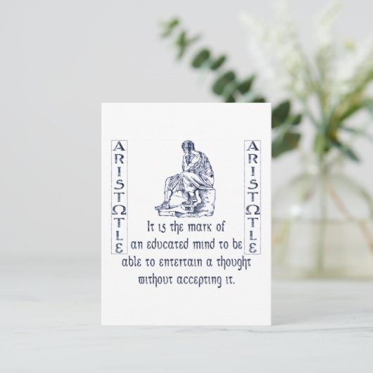 Carte Postale Aristote (Debout devant)