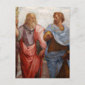Carte Postale Aristote et Platon par Raphael (Devant)