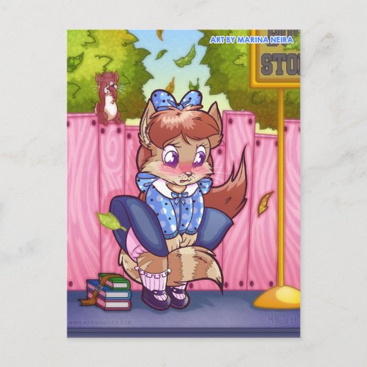 Carte postale Arisu's Windy Day (Devant)