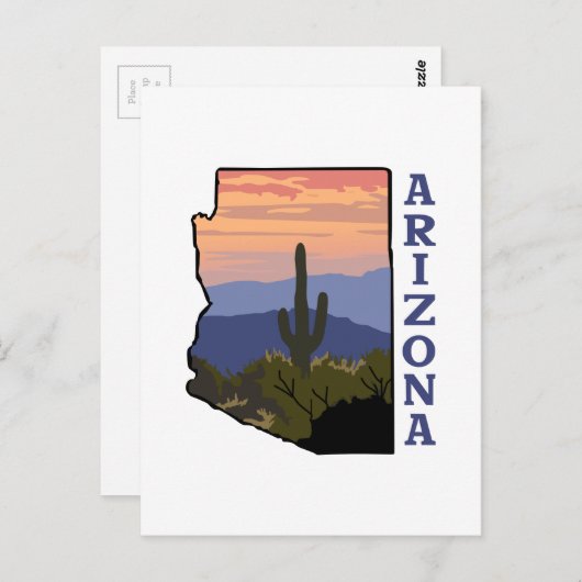 Carte Postale Arizona (Devant / Derrière)