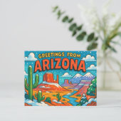 Carte postale ARIZONA (Debout devant)