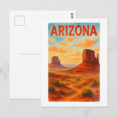 Carte Postale Arizona (Devant / Derrière)