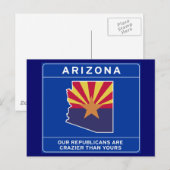Carte Postale Arizona (Devant / Derrière)