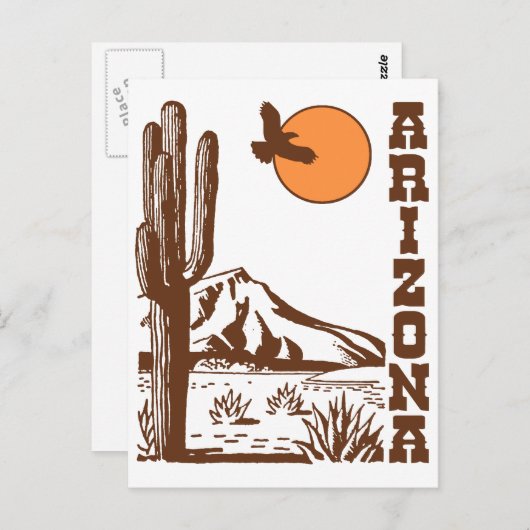 Carte Postale Arizona (Devant / Derrière)