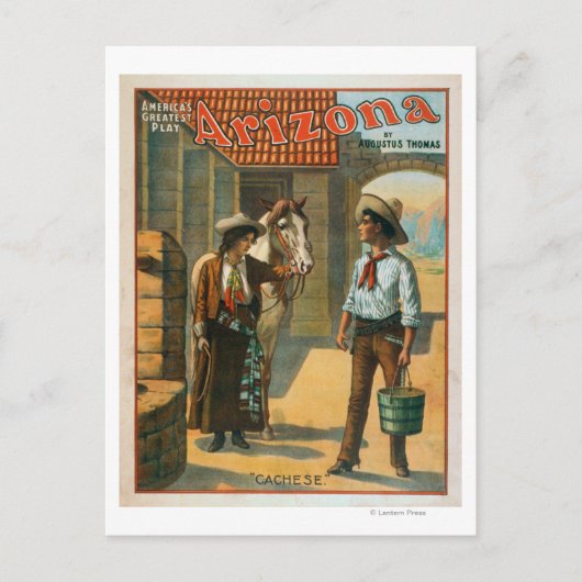 Carte Postale Arizona "America's Greatest Play" Cachese (Devant)