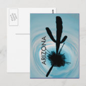 Carte Postale arizona cactus (Devant / Derrière)