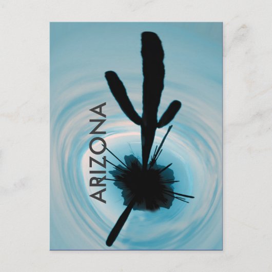 Carte Postale arizona cactus (Devant)