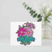 Carte Postale Arizona Cactus Blooms (Debout devant)