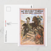 Carte postale Arizona Cowboy (Devant / Derrière)