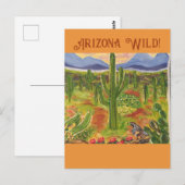 Carte Postale Arizona Desert Art (Devant / Derrière)