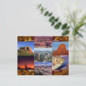 Carte Postale Arizona Desert Collage (Debout devant)