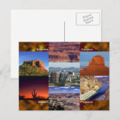 Carte Postale Arizona Desert Collage (Devant / Derrière)