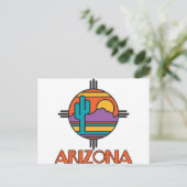 Carte Postale Arizona Desert Mandala (Debout devant)