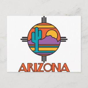 Carte Postale Arizona Desert Mandala