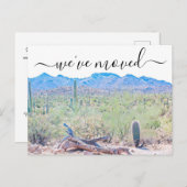 Carte Postale Arizona Desert Moving Faire-part (Devant / Derrière)